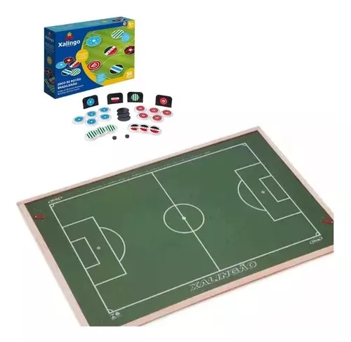 Mesa E Jogo De Futebol De Botão Com 2 Marcadores Xalingo
